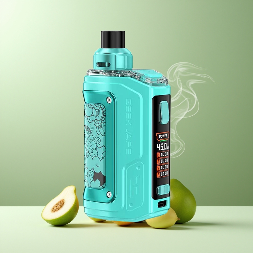 GeekVape H45 (Aegis Hero 2) Pod Mod Kit grossister Sverige – 1400mAh batteri 5-45W 096 TFT-skärm 4ml/2ml kapacitet