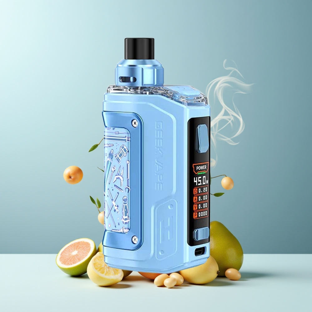 GeekVape H45 (Aegis Hero 2) Pod Mod Kit grossister Sverige – 1400mAh inbyggt batteri 5-45W 096 TFT-skärm