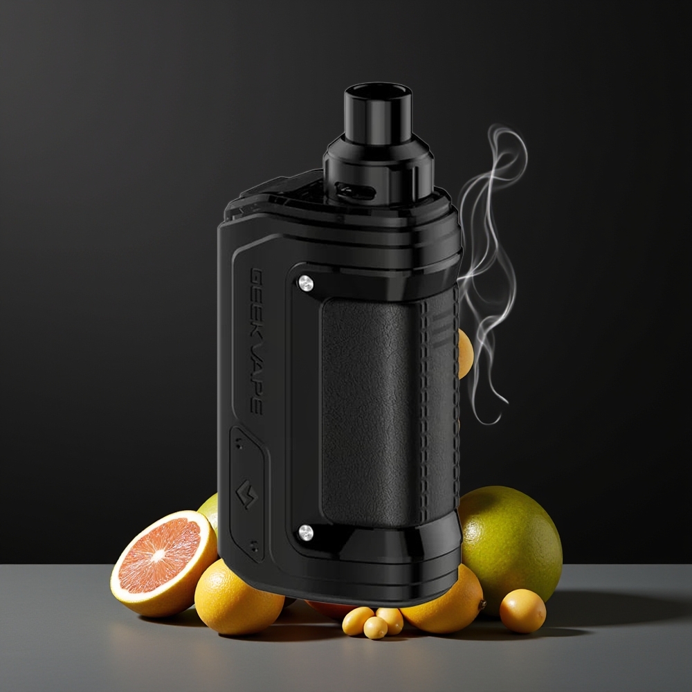 GeekVape H45 (Aegis Hero 2) Pod Mod Kit med 1400mAh batteri 45W maxeffekt och 096 TFT-skärm – grossister Sverige
