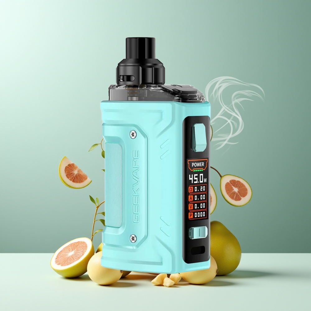 GeekVape H45 Classic (Aegis Hero 2 Classic) Pod Kit grossister Sverige – 1400mAh inbyggt batteri 40ml/2ml tank 096-tums TFT-skärm