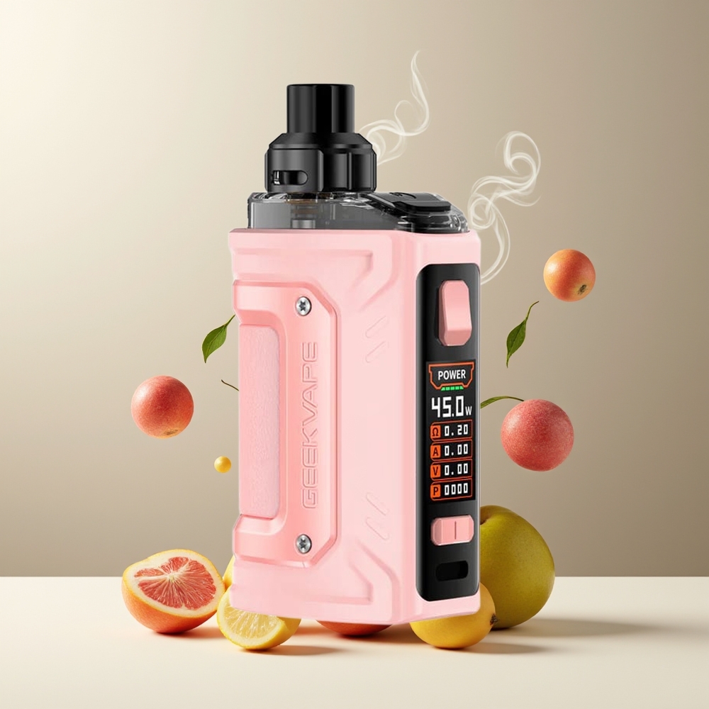 GeekVape H45 Classic (Aegis Hero 2 Classic) Pod Kit grossister Sverige – 45W 1400mAh 40ml/2ml Tank 096-inch TFT-skärm Type-C-laddning