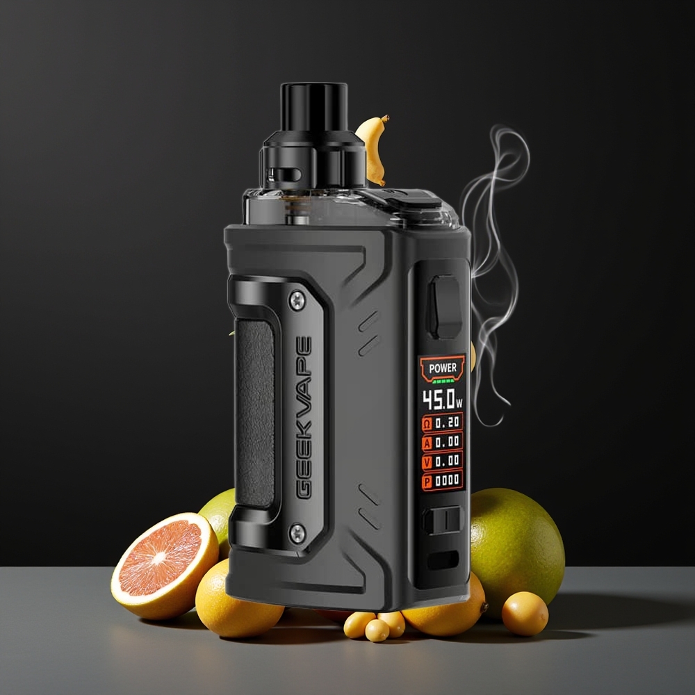 GeekVape H45 Classic (Aegis Hero 2 Classic) Pod Kit grossister Sverige – 45W 1400mAh batteri 40ml tank 096-inch TFT-skärm USB-C-laddning