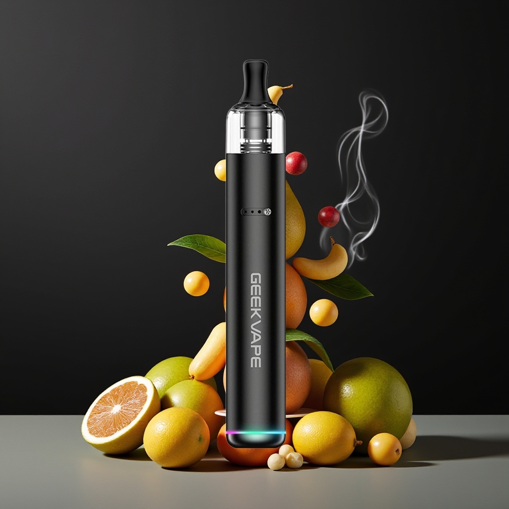 GeekVape WENAX S3 (Stylus 3) Vape Pen Kit 18W 20ml 1100mAh Type-C grossister Sverige Klassisk sort
