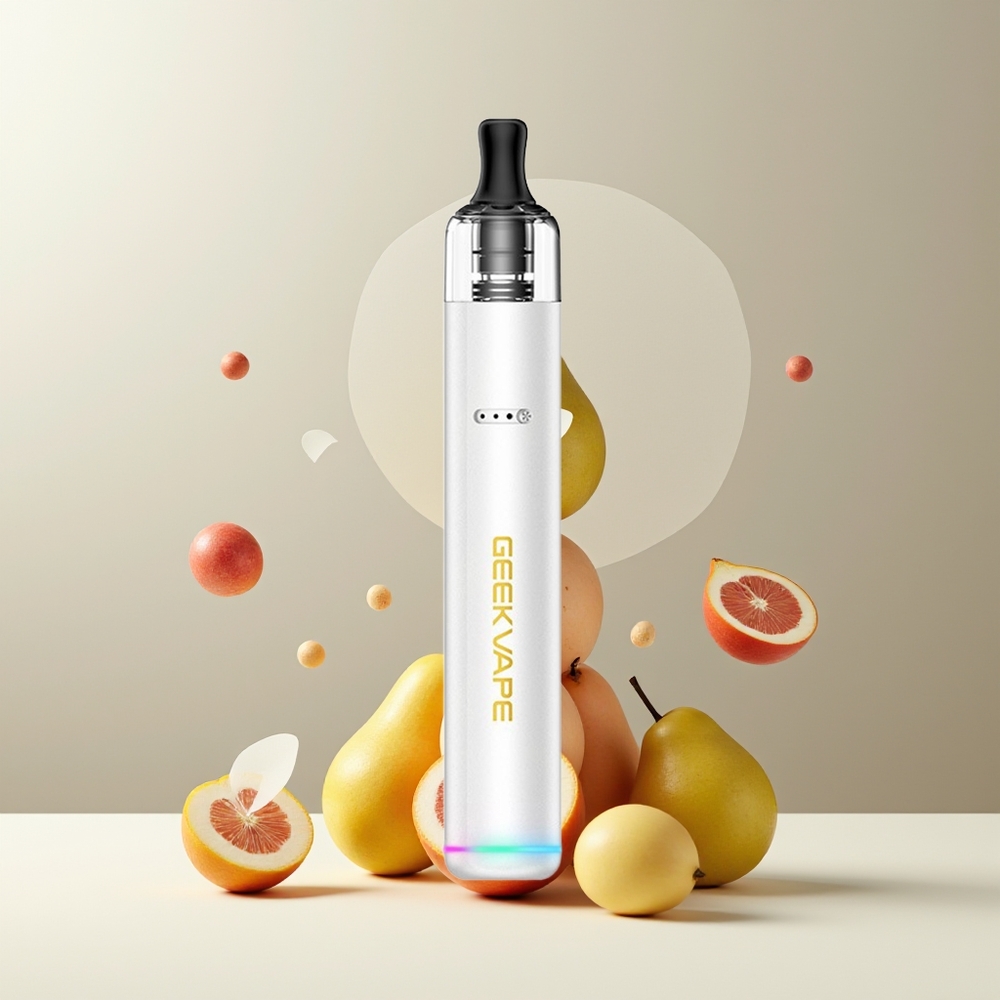 GeekVape WENAX S3 (Stylus 3) Vape Pen Kit 18W 20ml 1100mAh Type-C grossister Sverige Perlehvid