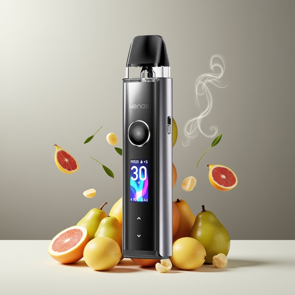 GeekVape Wenax Q Pro Pod System Kit grossister Sverige med 30W Max Output 096 Smart Screen 1200mAh Battery  Type-C Laddning