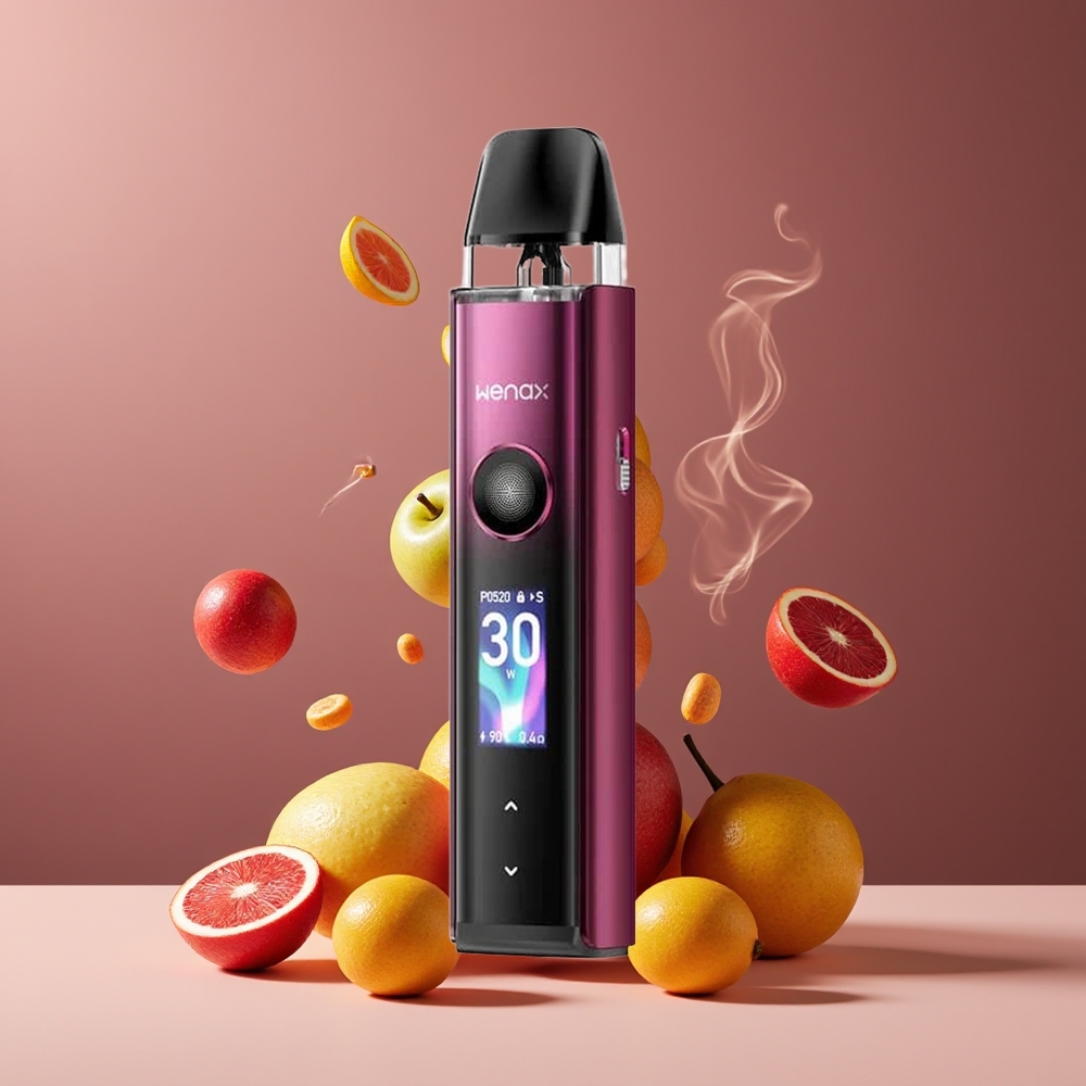 GeekVape Wenax Q Pro Pod System Kit – 30W Max Output 096 Smart Screen 1200mAh Battery Type-C Laddning grossister Sverige