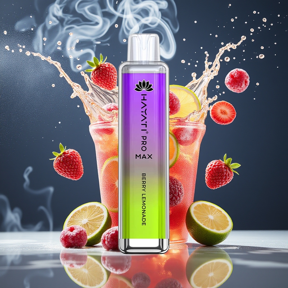 Hayati Pro Max 4000 Puffs Disposable Vape - 2/5 Nikotin 1400mAh Batteri Kristallutseende TPD-Compliant grossister Sverige