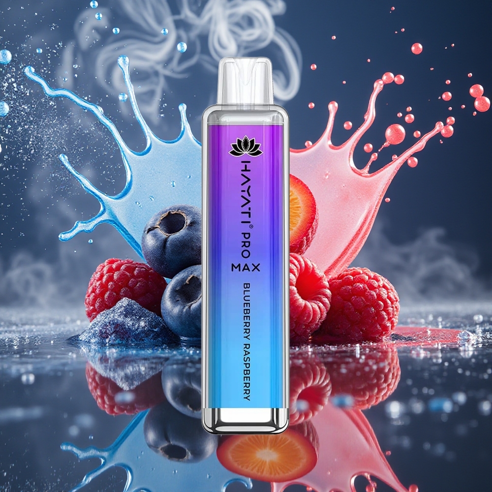 Hayati Pro Max 4000 Puffs Disposable Vape – 1400mAh Batteri 2/5 Nikotin Kristallutseende Rechargeable TPD-Compliant grossister Sverige