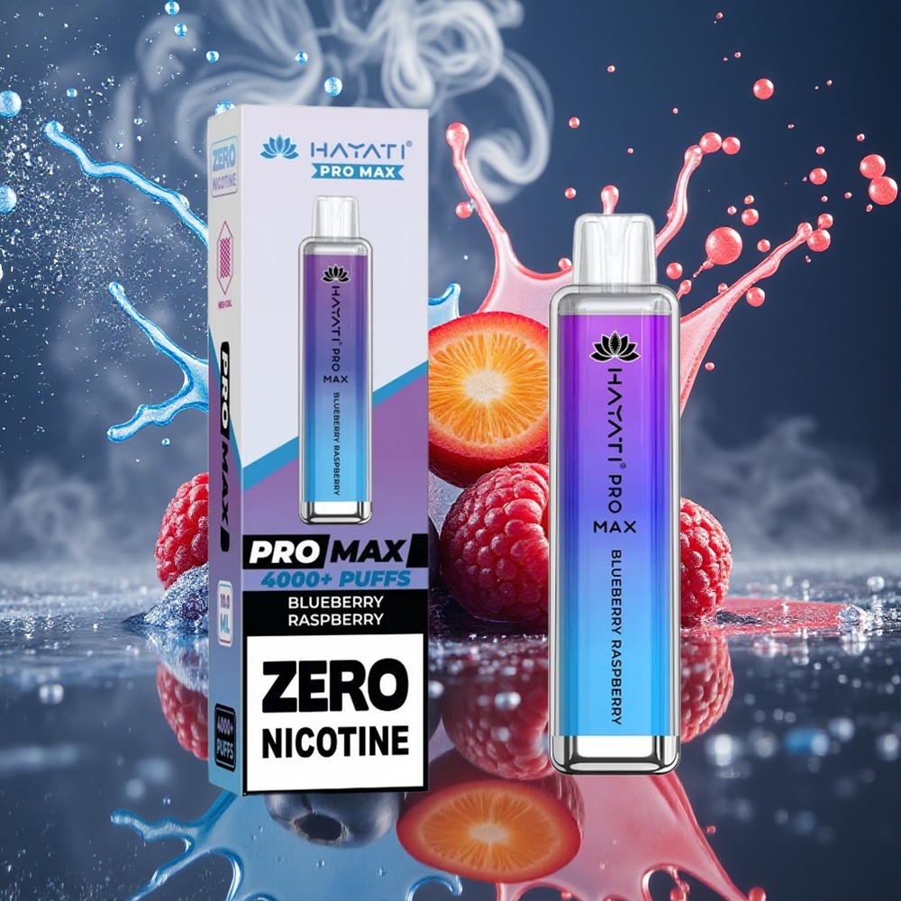 Hayati Pro Max 4000 Puffs Disposable Vape – 1400mAh Batteri 2/5 Nikotin Kristallutseende Rechargeable TPD-Compliant grossister Sverige