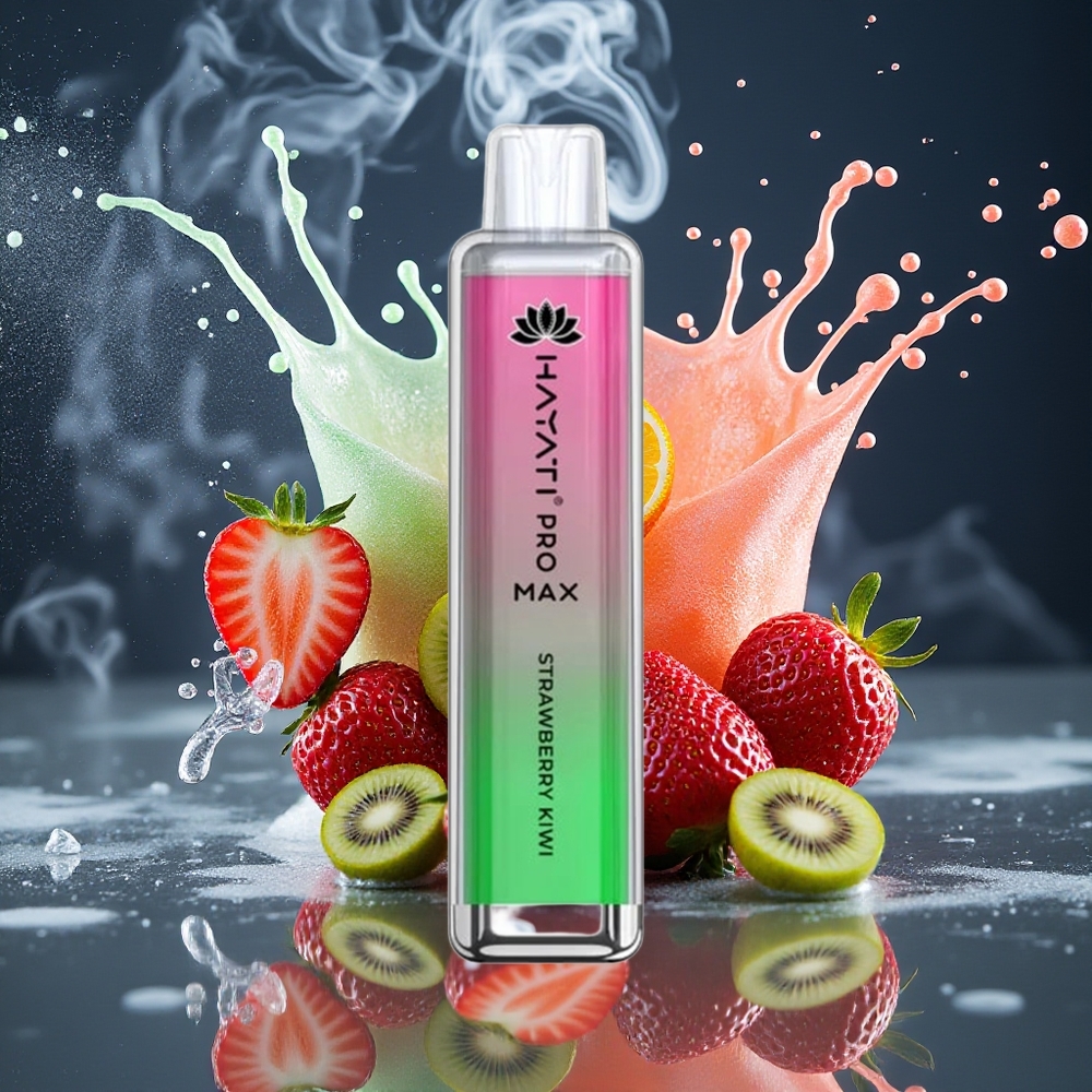 Hayati Pro Max 4000 Puffs Disposable Vape – 1400mAh Batteri 2/5 Nikotin Kristallutseende TPD-Kompatibel Grossister Sverige