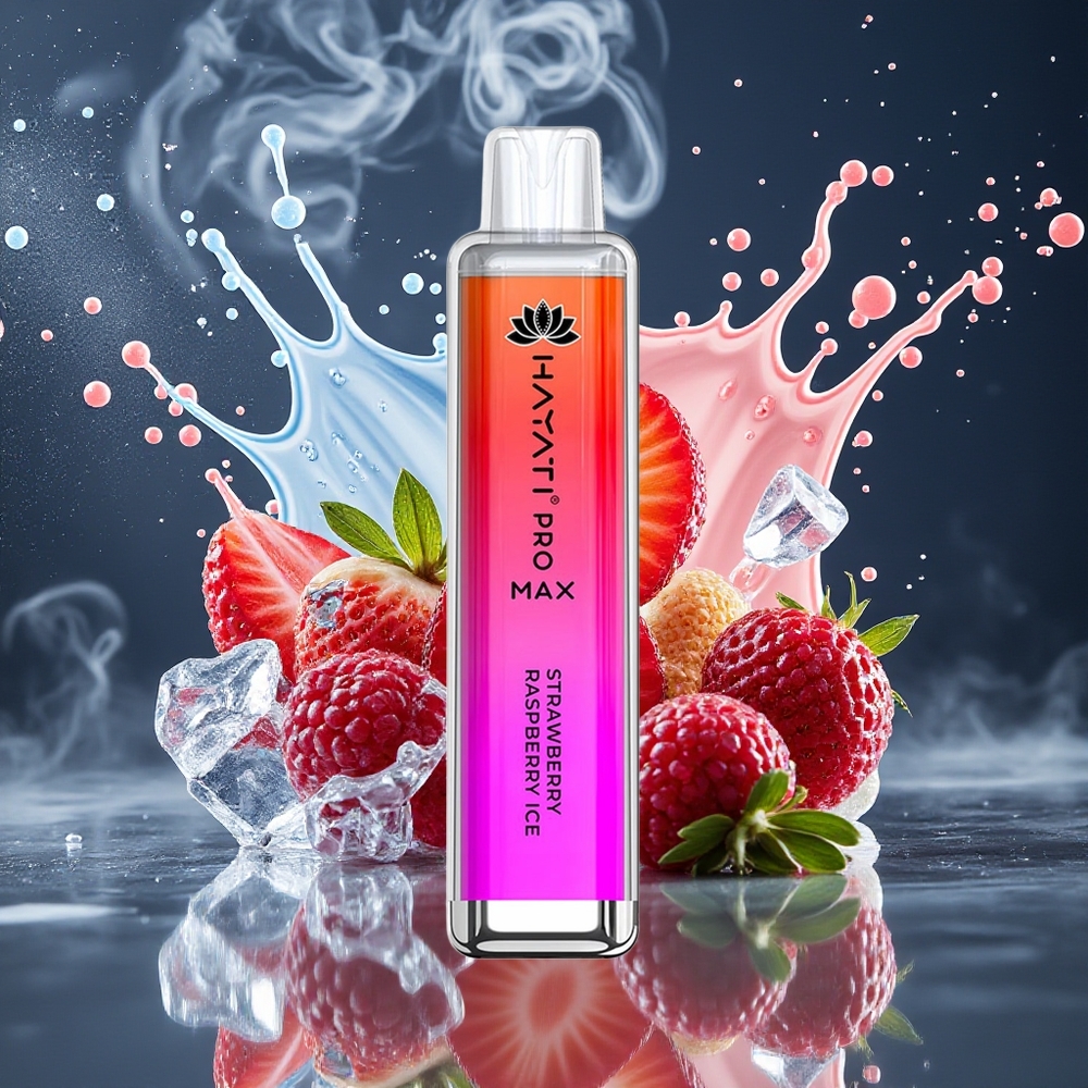 Hayati Pro Max 4000 Puffs Disposable Vape – 1400mAh Batteri 2/5 Nikotin LED-belysning Kristallutseende TPD-Compliant grossister Sverige