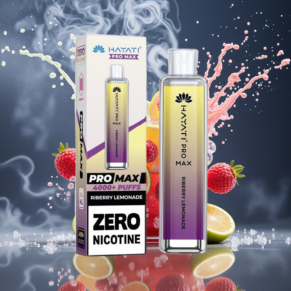 Hayati Pro Max 4000 Puffs Disposable Vape – 1400mAh Batteri 2ml Tank med 10ml Auto Påfyllning Kristallutseende grossister Sverige