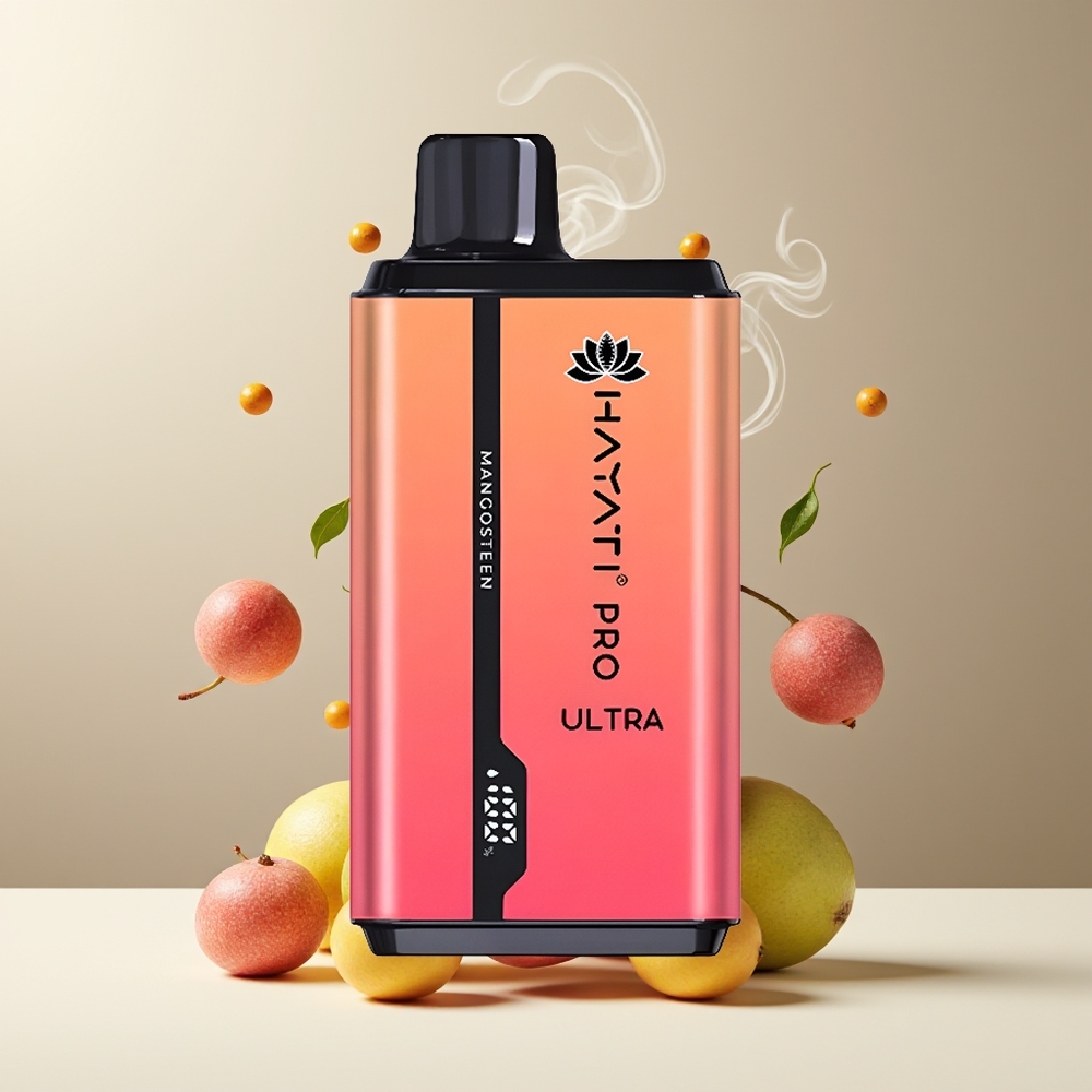 Hayati Pro Ultra 15000+ Puffs 850mAh 2 12ml 2 49 Smaker grossister Sverige Mangostan