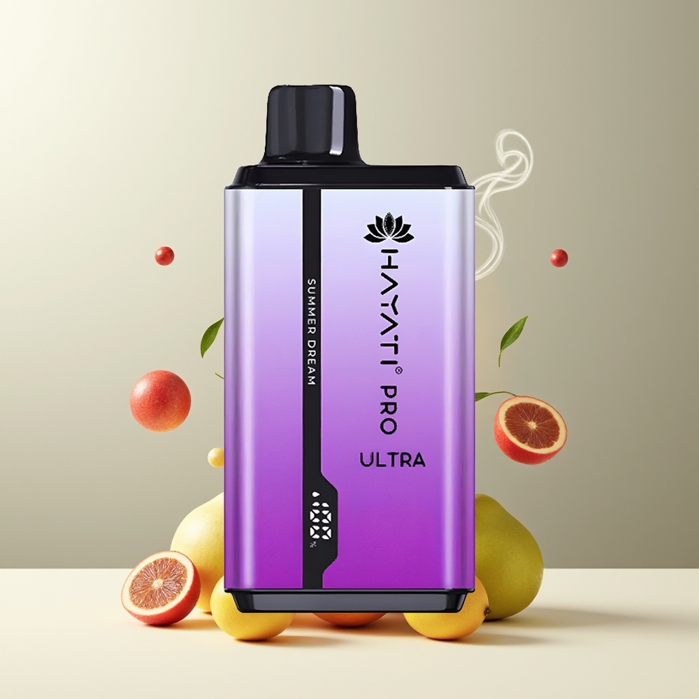 Hayati Pro Ultra 15000+ Puffs 850mAh 2 12ml 2 49 Smaker grossister Sverige Sommerdrøm