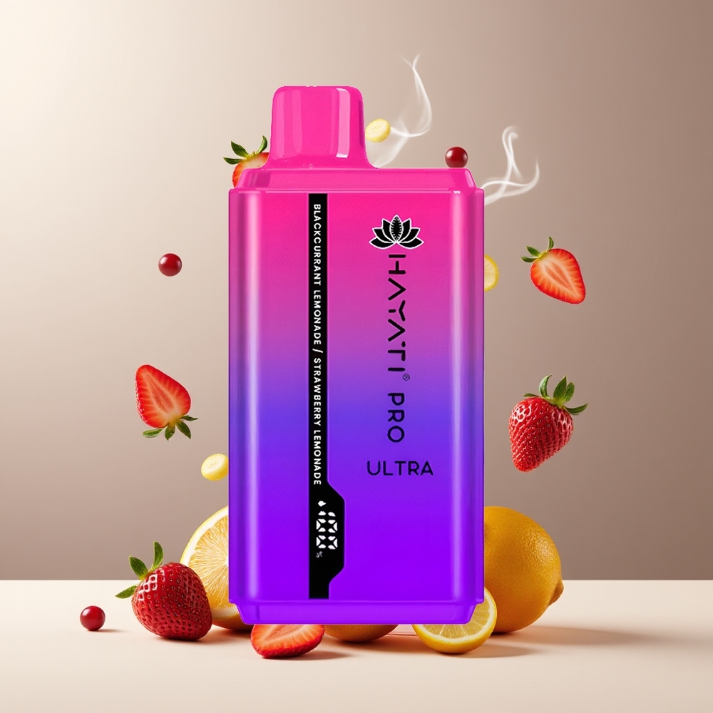 Hayati Pro Ultra 15000 Puffs 850mAh 2 12ml 2 49 Smaker grossister Sverige Solbær Lemonade Jordbær Lemonade