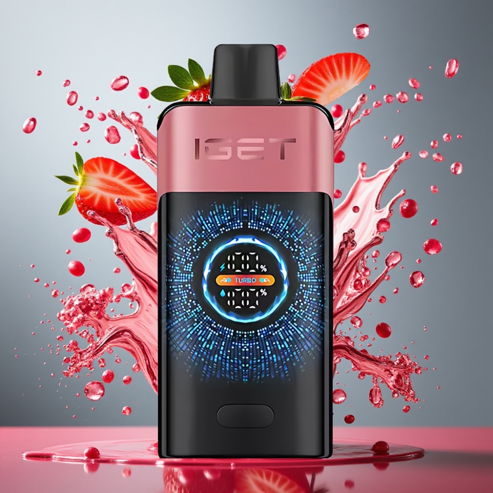 IGET ONE 12000 Puffs Grossister Sverige Engångsvape med 2700 mAh Batteri och Stor Böjd Färgskärm