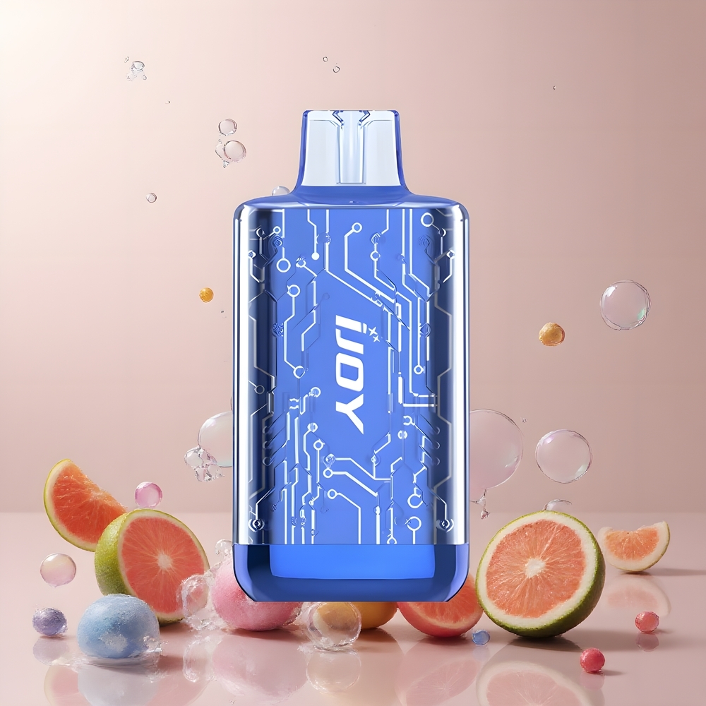 IJOY CYBER 5000 Puffs Disposable Vape 13ml 550mAh Type-C grossister Sverige Boom Bubble Gum