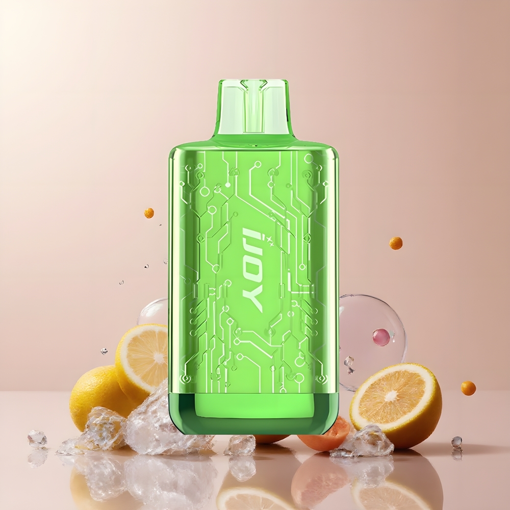 IJOY CYBER 5000 Puffs Disposable Vape 13ml 550mAh Type-C grossister Sverige Citrongodisglass