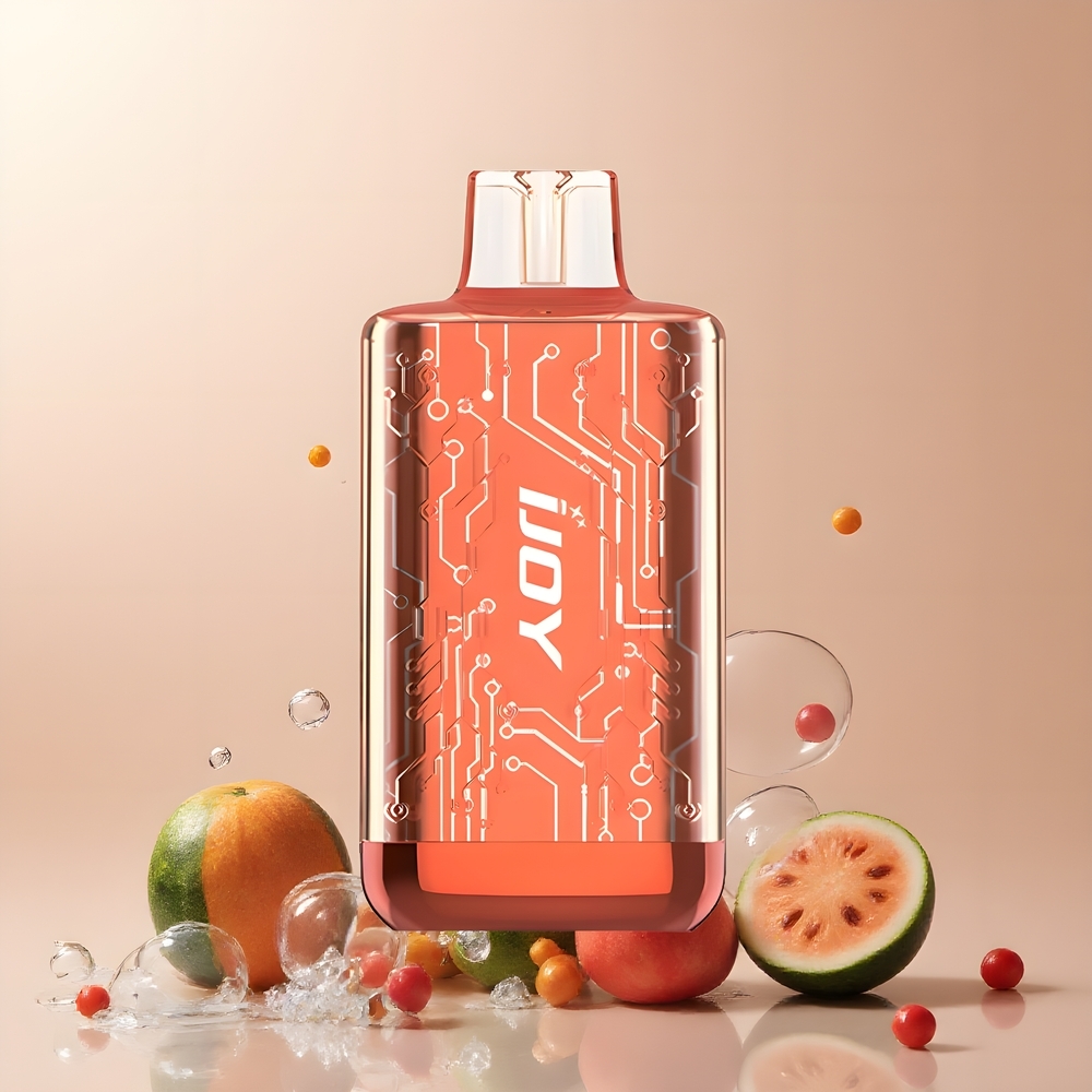 IJOY CYBER 5000 Puffs Disposable Vape 13ml 550mAh Type-C grossister Sverige Eller mango-vattenmelon