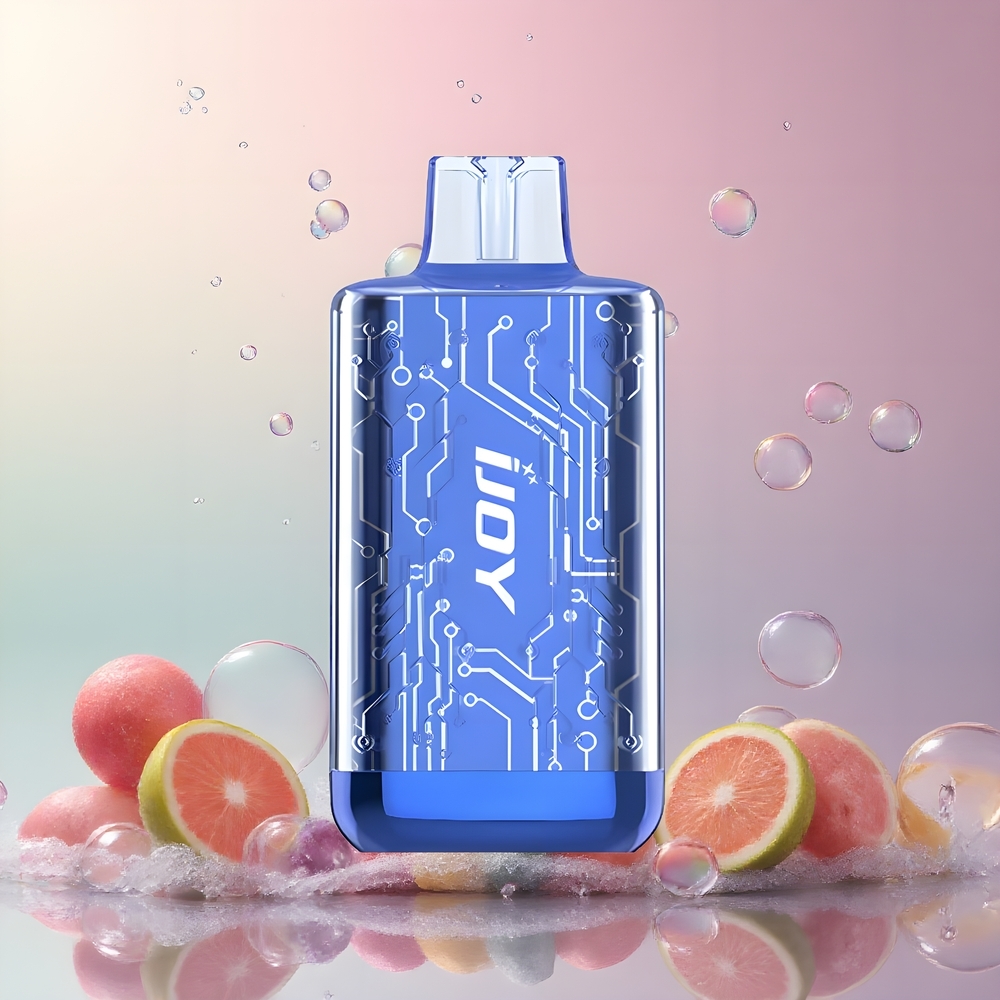 IJOY CYBER 5000 Puffs Disposable Vape 13ml 550mAh Type-C grossister Sverige Regnbågsgodis