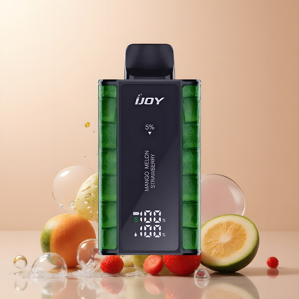 IJOY Captain 10000 Puffs Disposable Vape - 18ml E-liquid 650mAh Batteri Justerbar Effekt Type-C-laddning grossister Sverige