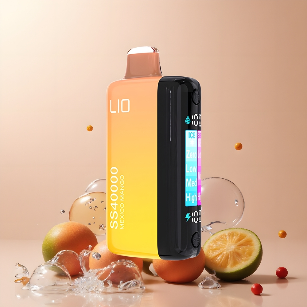 IJOY LIO SS40000 Disposable Vape 40000 puff 22ML 1100 mAh TYPE-C grossister Sverige Mexikansk mango