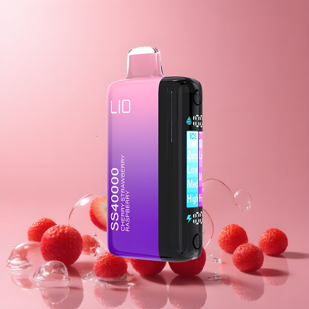 IJOY LIO SS40000 Grossister Sverige – 40000 Puffar 22ML 1100 mAh TYPE-C-laddning Justerbar Luftflöde