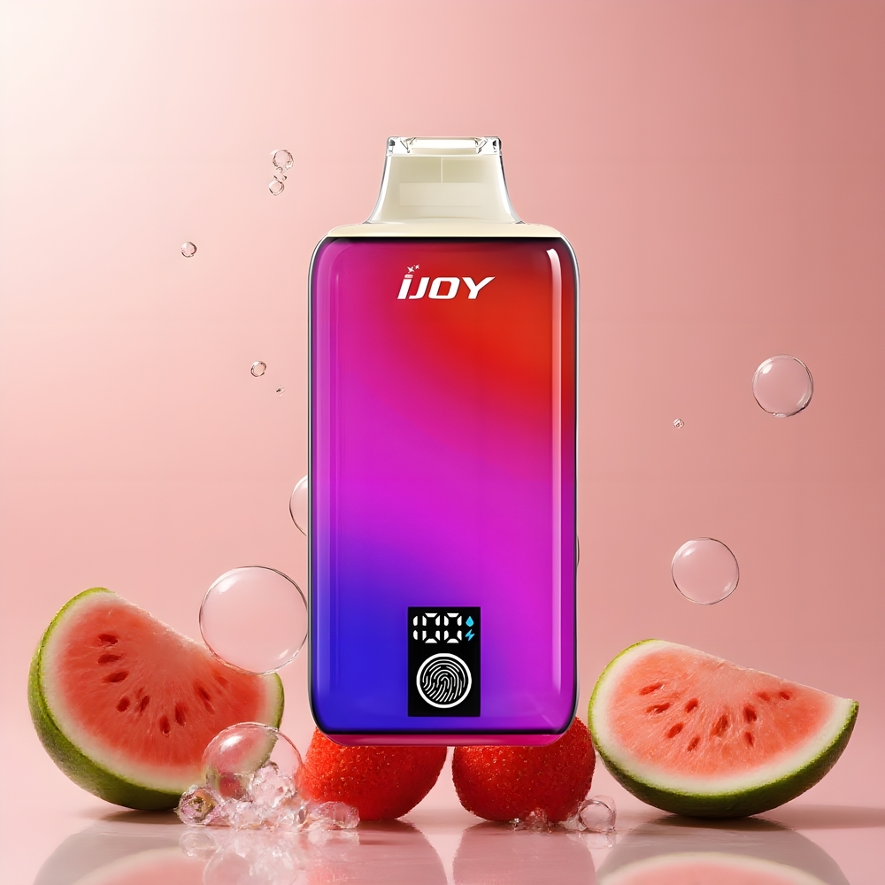 IJOY LUNA 20000 Puffs Disposable Vape 20ML 6mg 900 mAh TYPE-C grossister Sverige Jordgubbsvattenmelon