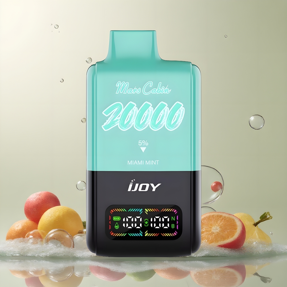 IJOY Mars Cabin 20000 Puffs Disposable Vape - 20ML E-liquid 50mg Nikotin TYPE-C Laddningsstation - grossister Sverige