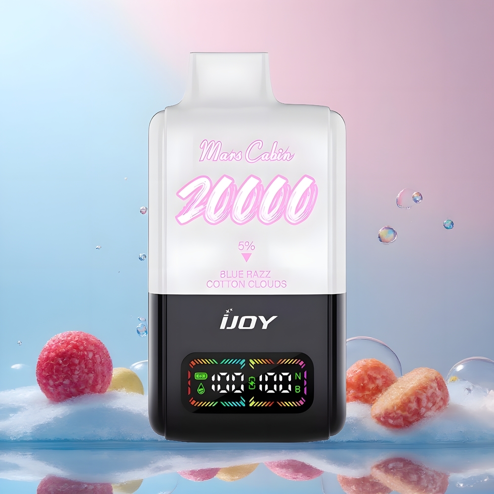 IJOY Mars Cabin 20000 Puffs Disposable Vape 20ML 50mg 05 Ohm Dual Mesh Coil TYPE-C Laddningsstation grossister Sverige