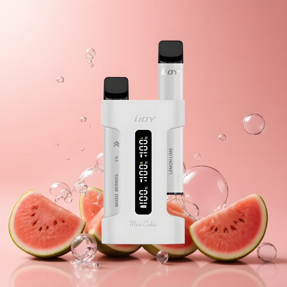 IJOY Mars Cabin 600 Puffs Disposable Vape - 2ml E-liquid 10 Ohm Mesh Coil Type-C Laddningsfodral grossister Sverige