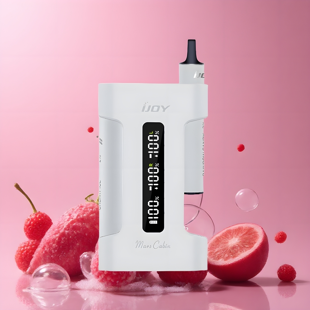 IJOY Mars Cabin 6000 Puffs Disposable Vape Grossister Sverige – 2 x 5ML E-vätska 6000 puffar 50mg nikotin 100mAh batteri Type-C-laddning