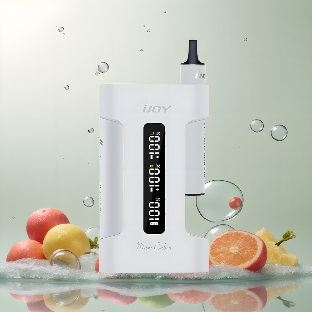 IJOY Mars Cabin 6000 Puffs Disposable Vape Grossister Sverige – 2 x 5ML E-vätska 6000 puffar 50mg nikotin 100mAh batteri Type-C-laddning