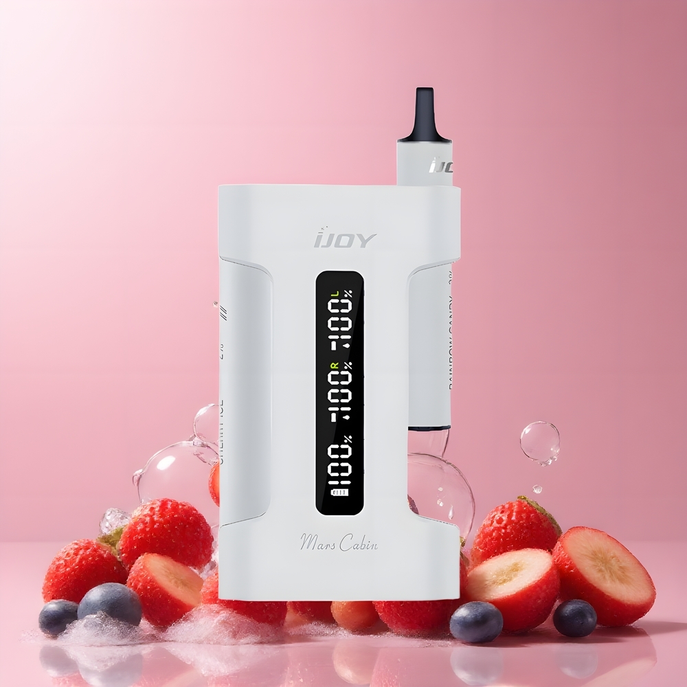 IJOY Mars Cabin 6000 Puffs Disposable Vape Grossister Sverige – 2 x 5ML E-vätska 6000 puffar 50mg nikotin 100mAh batteri Type-C-laddning