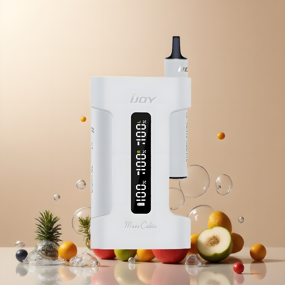 IJOY Mars Cabin 6000 Puffs Disposable Vape Grossister Sverige – 2 x 5ML E-vätska 6000 puffar 50mg nikotin 100mAh batteri Type-C-laddning