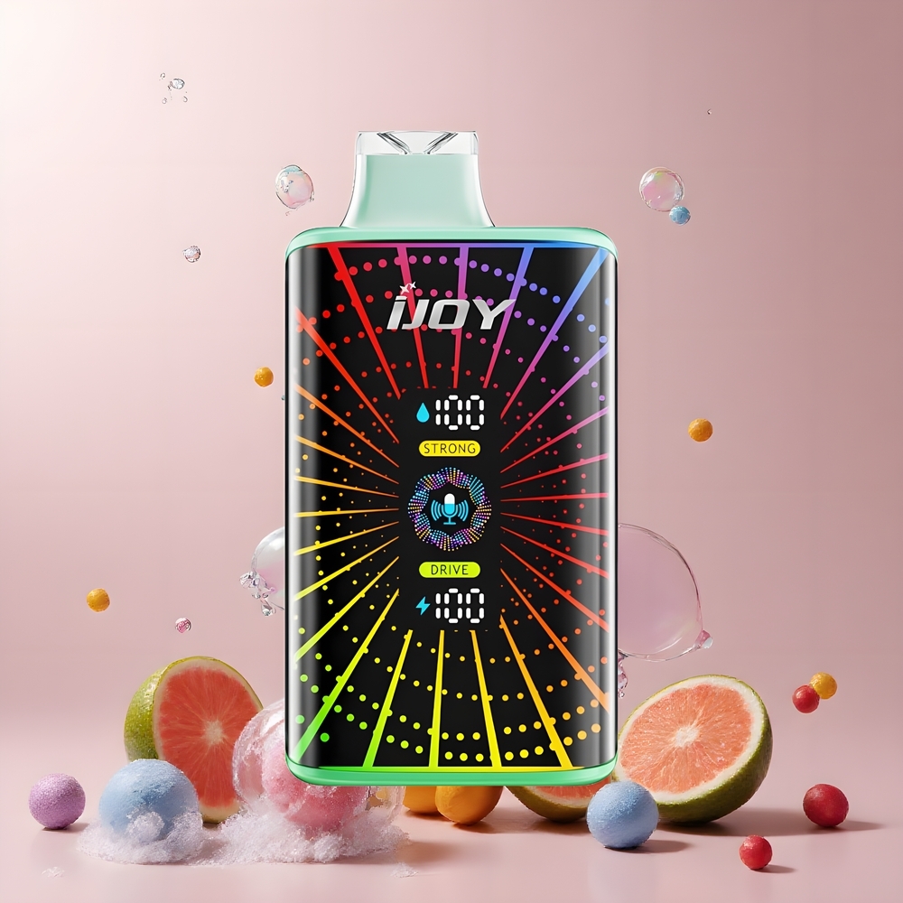 IJOY SD 40000 Puffs 20ML 5 Nikotin Justerbar Luftflöde  Effekt grossister Sverige Sockervadd