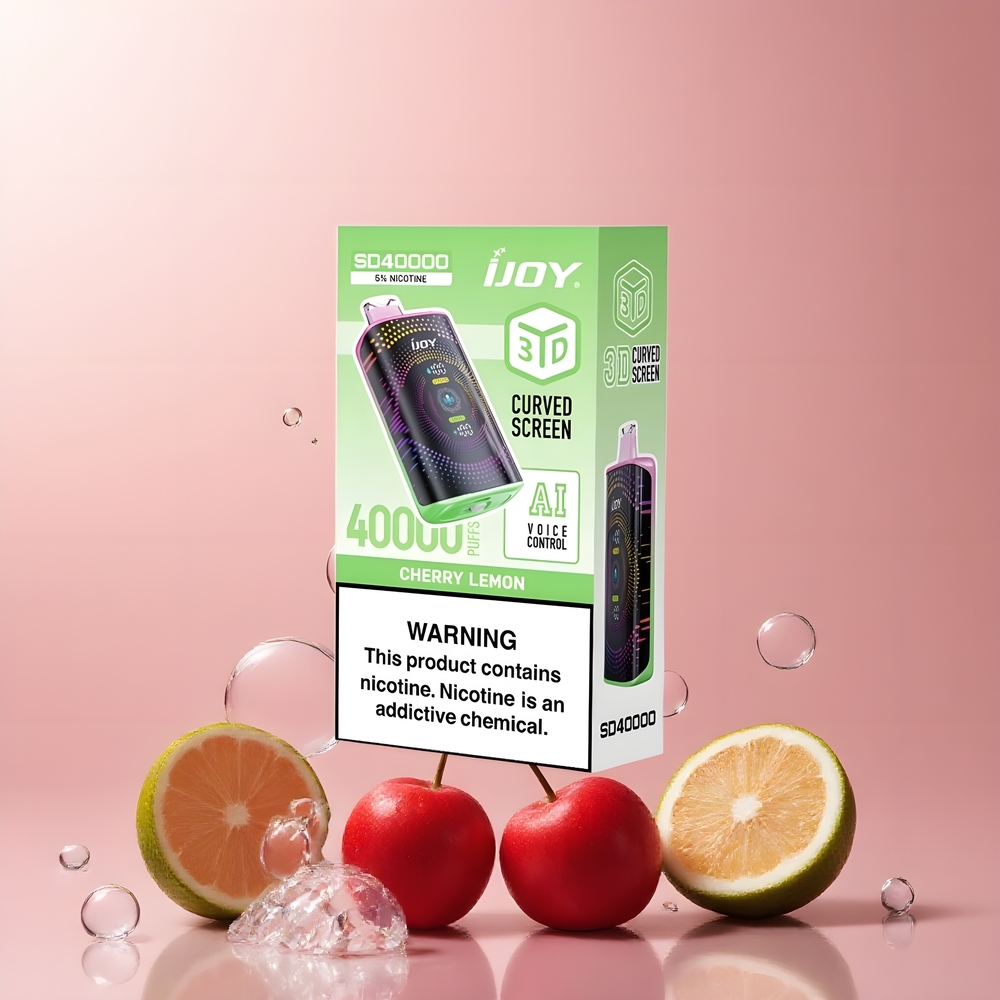 IJOY SD 40000 Puffs Disposable Vape 750mAh 20ML 5 Nikotin Justerbar Luftflöde grossister Sverige