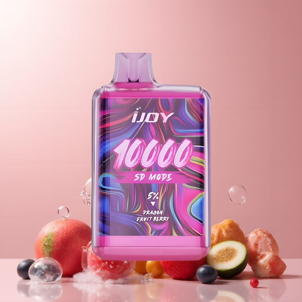 IJOY SD10000 Disposable Vape 10000 puffar 20ml 5 nikotin Type-C laddning grossister Sverige