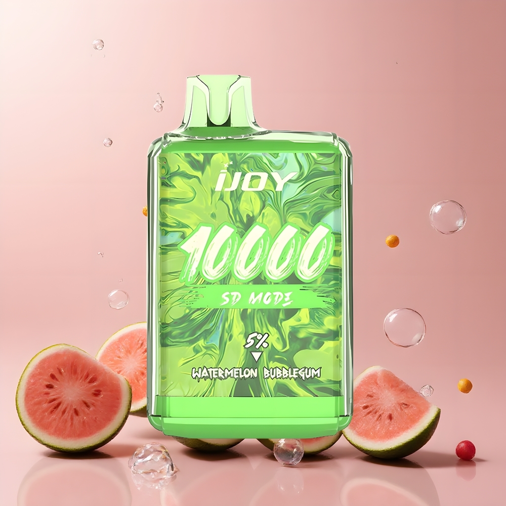 IJOY SD10000 Disposable Vape 20ml 5 Nikotin 10000 Puff Justerbart Effekt Type-C Laddning Grossister Sverige