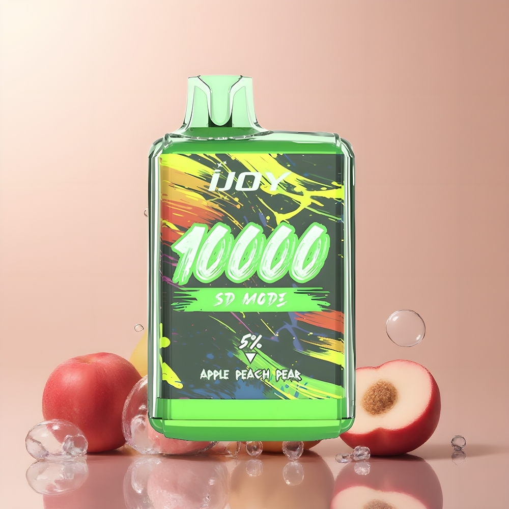 IJOY SD10000 Disposable Vape Grossister Sverige – 10000 Puffar 650mAh Justerbar Effekt Typ-C-laddning 20ml