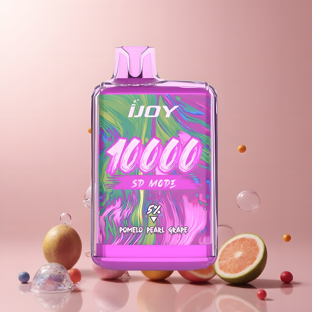 IJOY SD10000 Grossister Sverige Disposable Vape - 10000 Puffar 650mAh Justerbar Effekt 20ml E-vätska 5 Nikotin