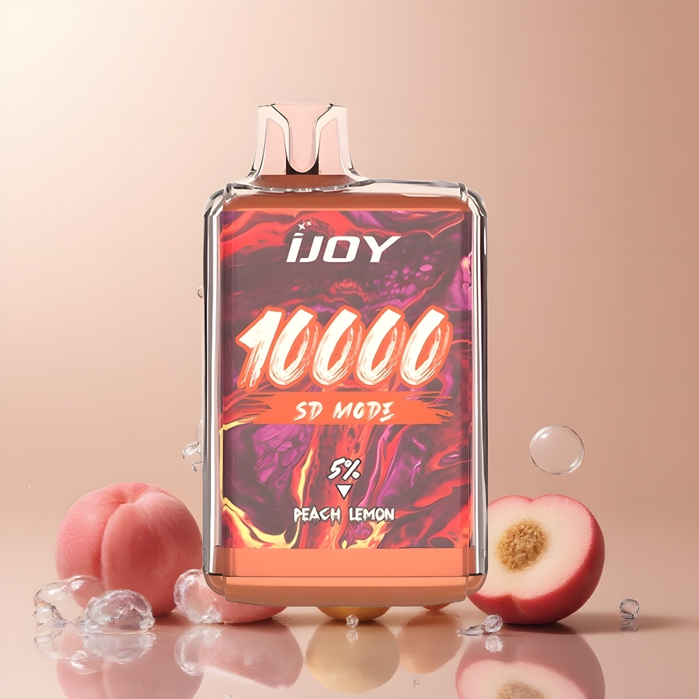 IJOY SD10000 Grossister Sverige Disposable Vape – 10000 Puffar 650mAh Justerbar Effekt Typ-C-laddning 20ml E-vätska 5 Nikotin