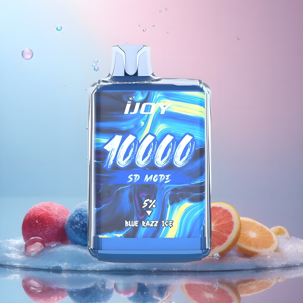 IJOY SD10000 Grossister Sverige – 10000 Puffar 650mAh Justerbar Effekt Type-C-laddning 20ml 5 Nikotin