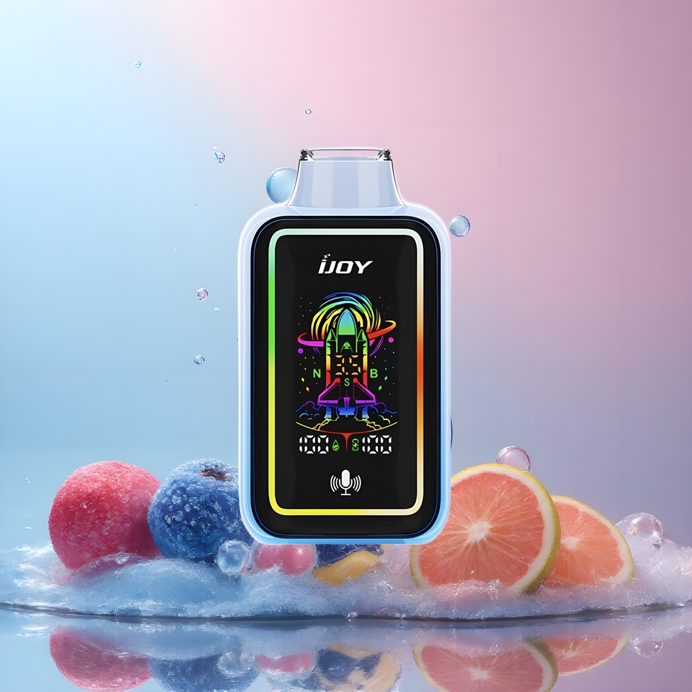 IJOY URANUS 25000 Puffs Disposable Vape 20ML 50mg Typ-C Laddning Justerbar Luftflöde grossister Sverige
