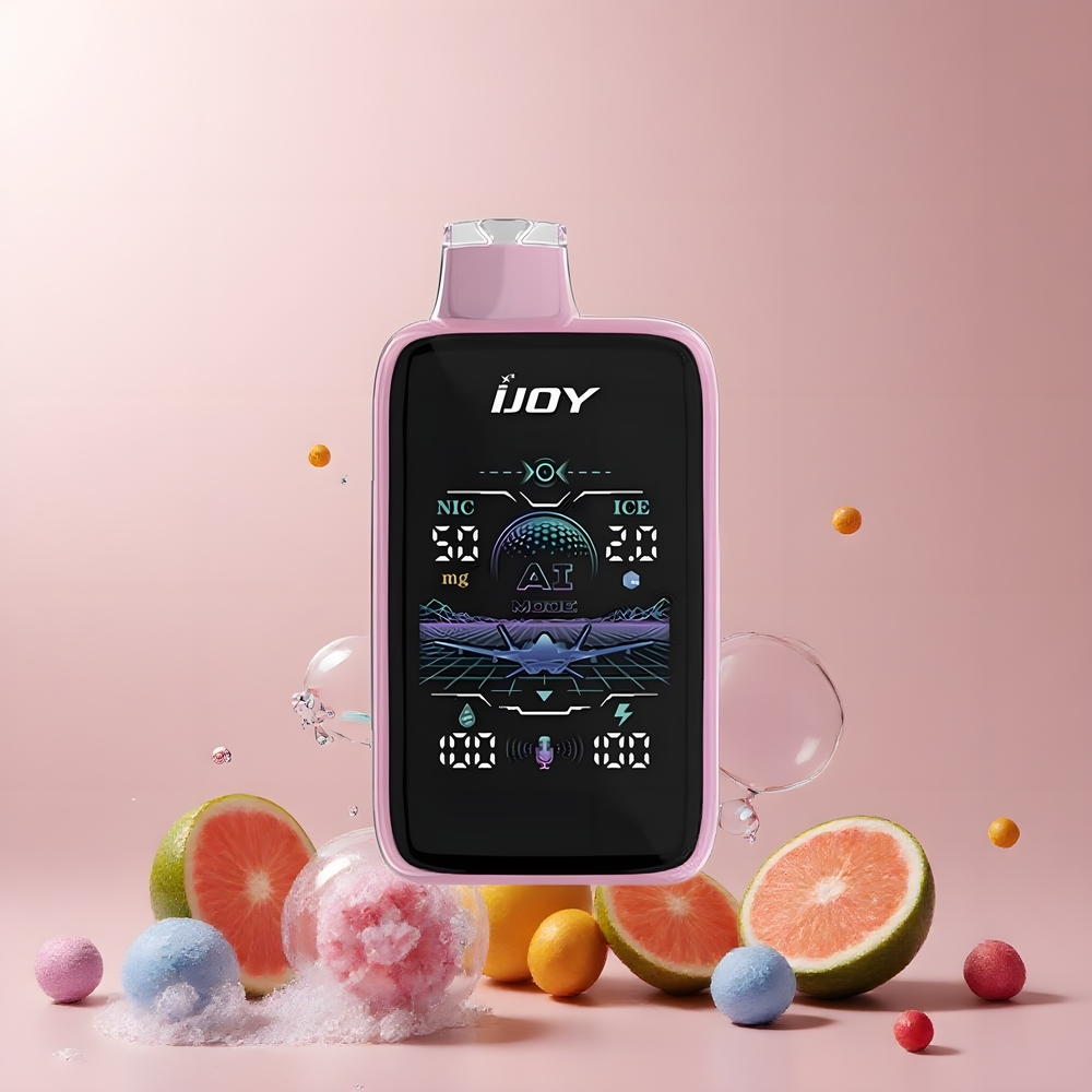 IJOY Uranus Mate 40000 Puffs Disposable Vape med ICE CONTROL 20ML E-Liquld 1100MAH Batteri Typ-C Laddning - Grossister Sverige