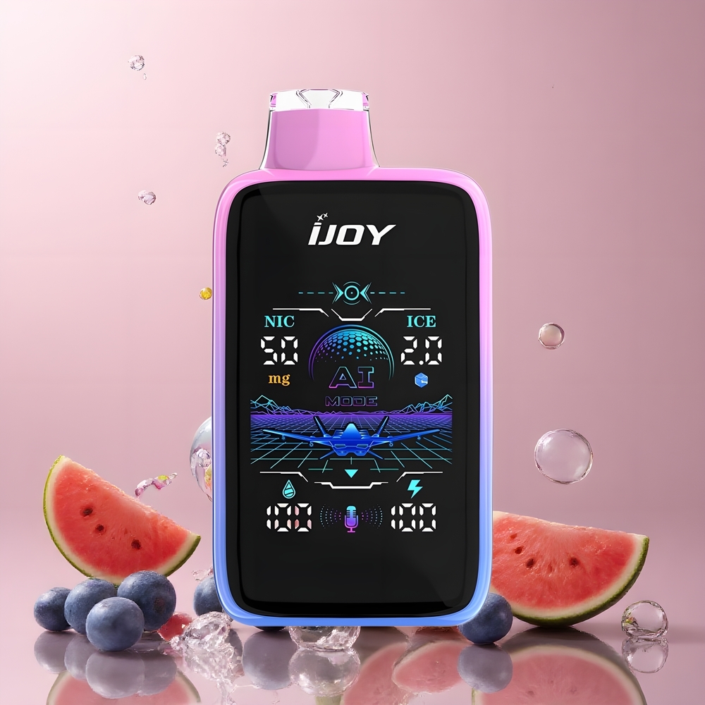 IJOY Uranus Mate 40000 Puffs Disposable Vape med ICE0-ICE3 1100mAh batteri 20ML e-vätska Type-C laddning - grossister Sverige