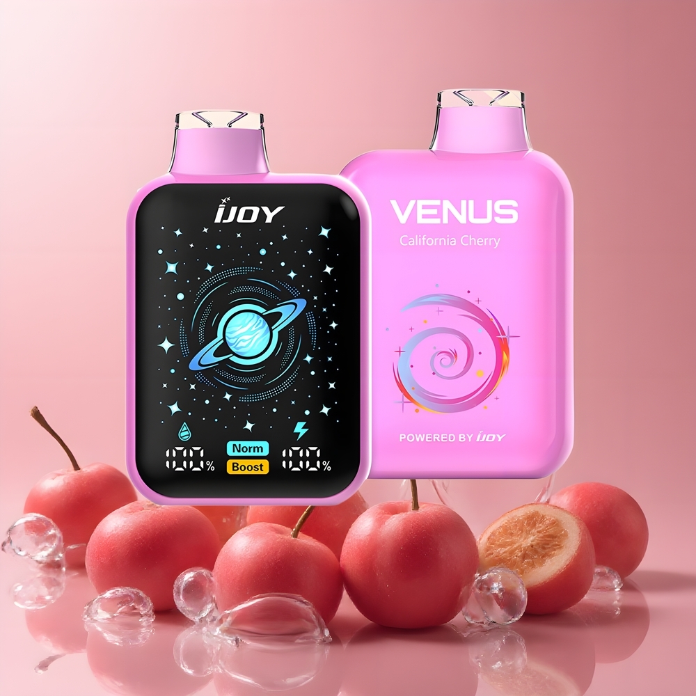 IJOY VENUS 25000 Puffs Disposable Vape 20ML 900 mAh TYPE-C grossister Sverige Kaliforniskt körsbär