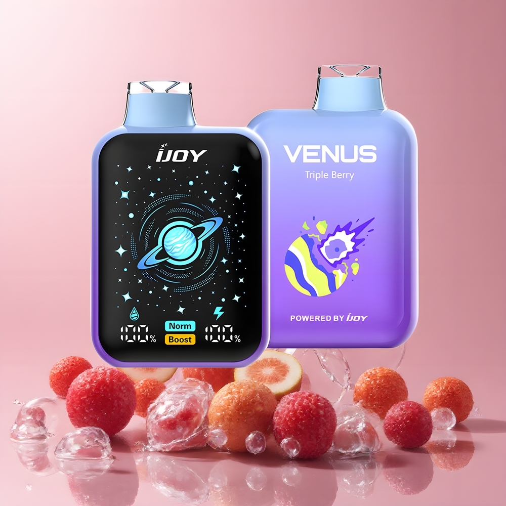 IJOY VENUS 25000 Puffs Disposable Vape – 20ML E-liquid 900 mAh TYPE-C Justerbart Luftflöde grossister Sverige