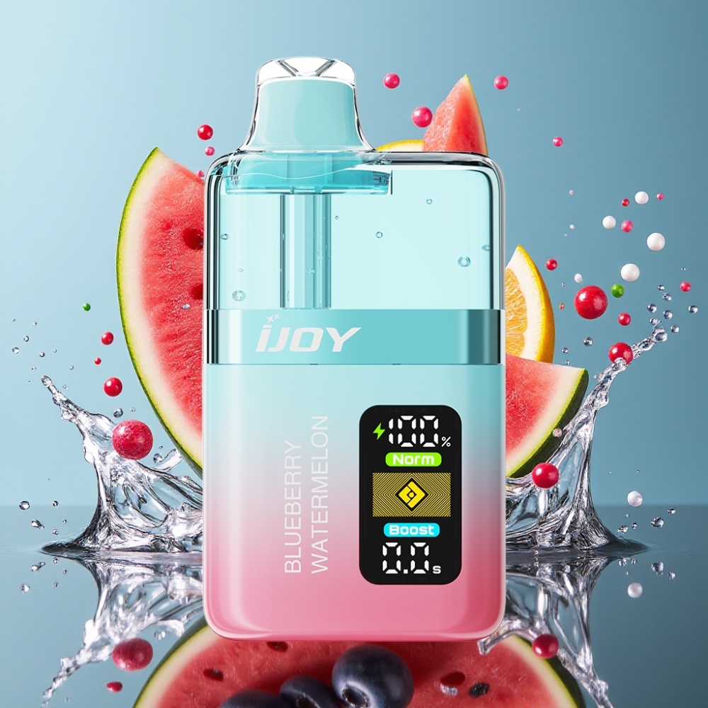 IJOY XP50000 Engångsvape 50000 Puffs 50mg/ml 1000 mAh Type-C grossister Sverige Blåbärs-vattenmelon