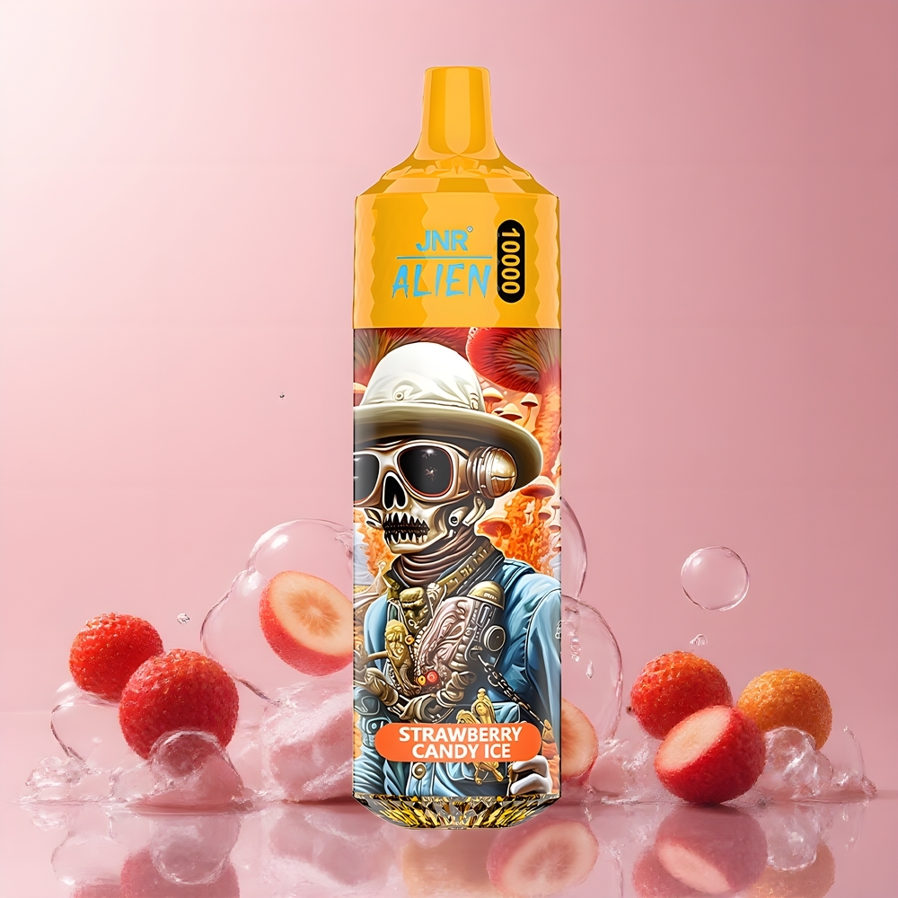 JNR Alien 10000 Puffs Grossister Sverige - 850mAh 20ml E-liquid RGB-belysning Sportig Design
